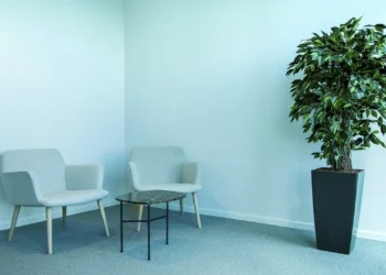 Fuera de la sala de espera